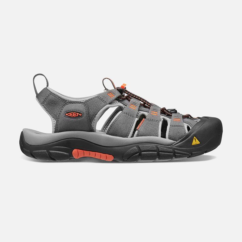 Keen Newport H2 Trekkingsandalen Herren DE-40197 Magnet/Nasturtium - Keen Herrenschuhe Grau